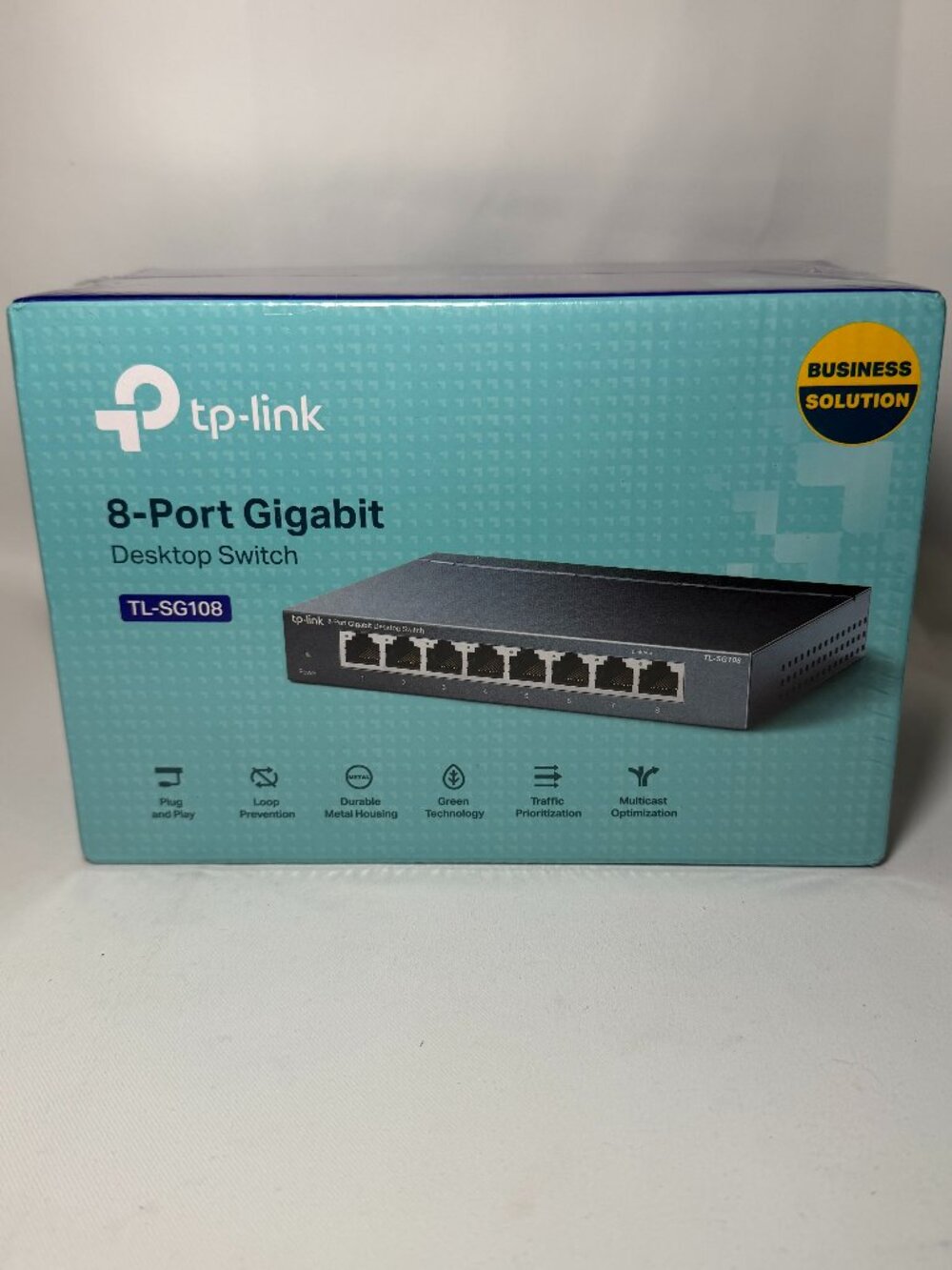 TP-Link 8-Port Gigabit Desktop Switch TL-SG108 Business Solution Multicast NIB